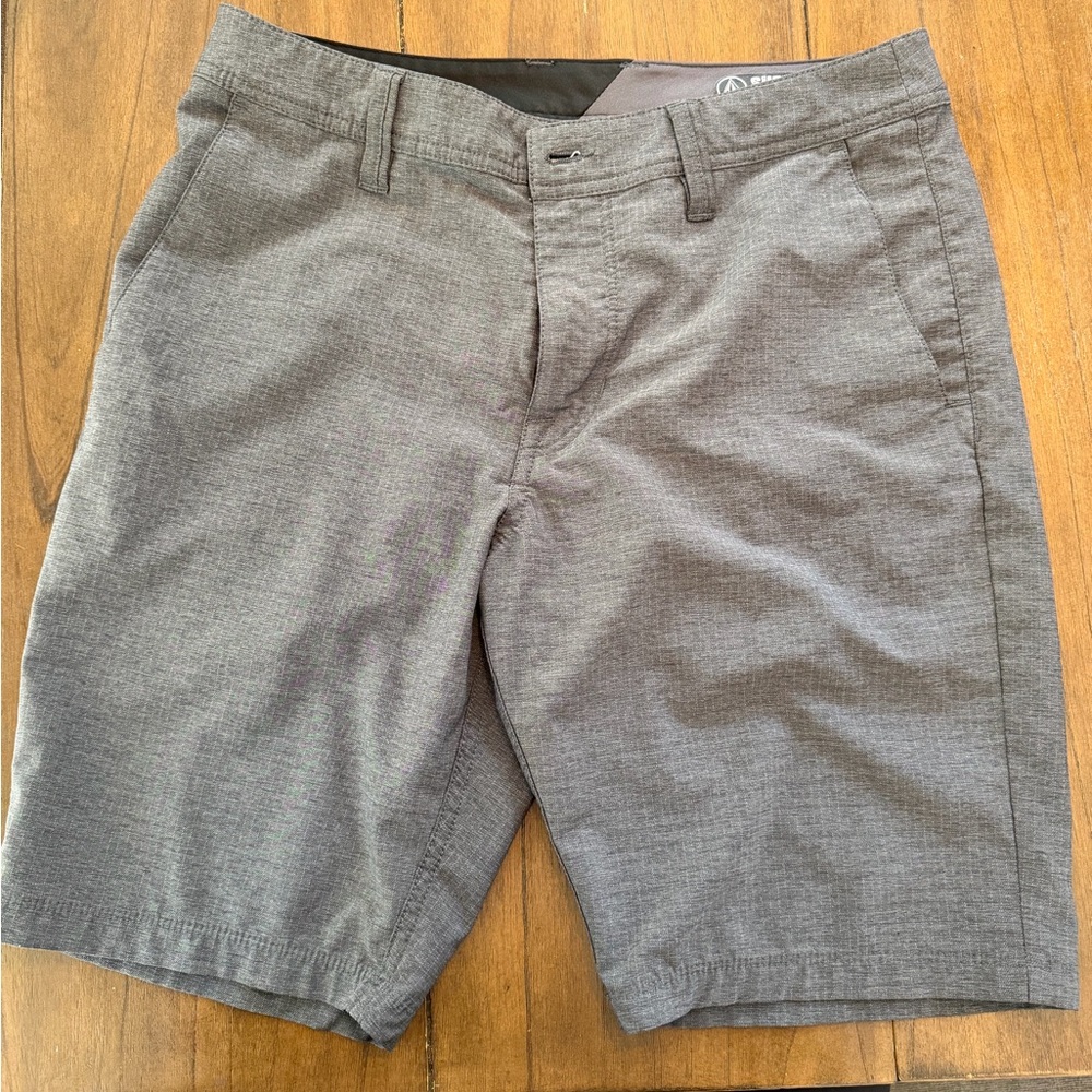 Volcom Men's Heather Gray Hybrid Shorts